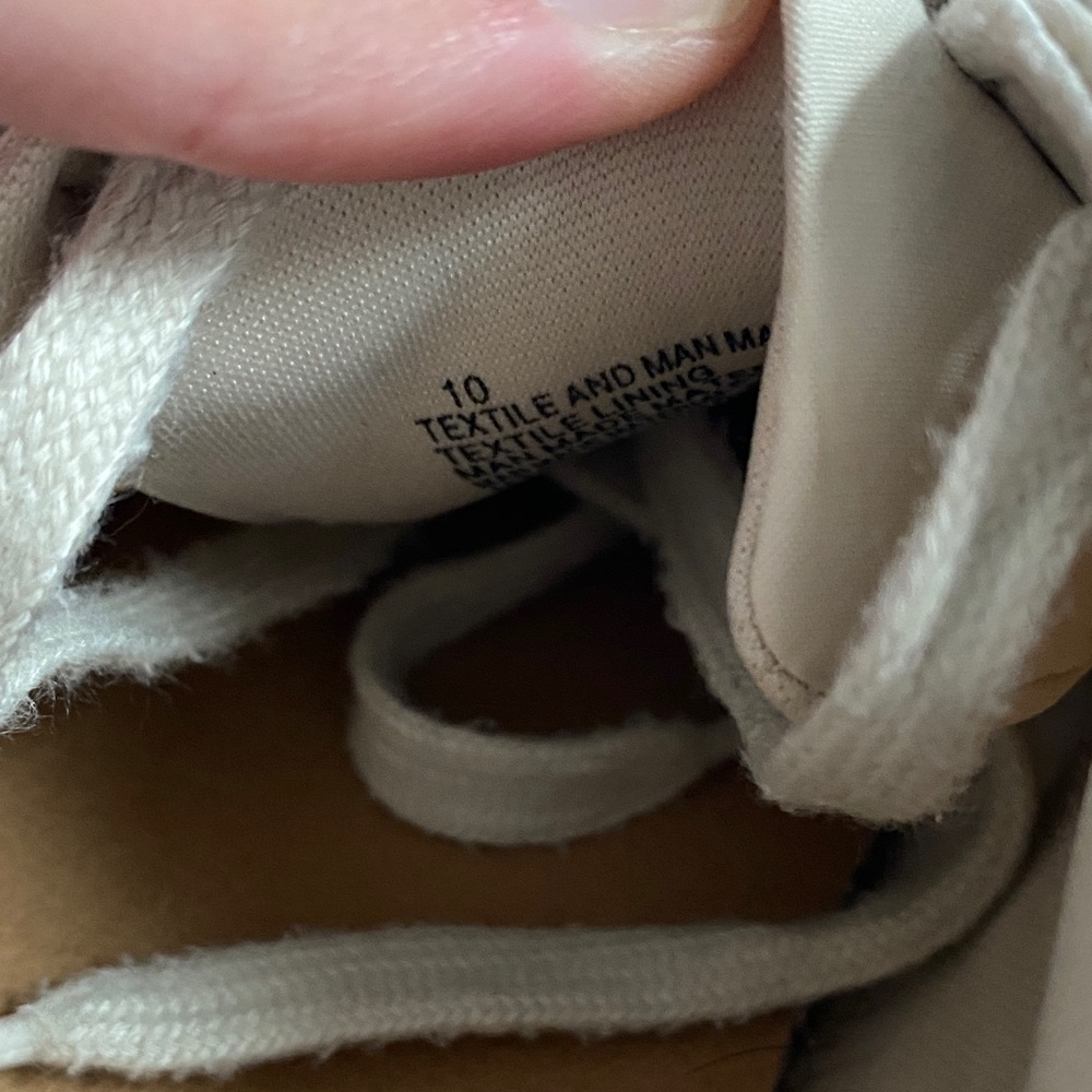 Women's Beige Sneakers - Picture 6 of 6